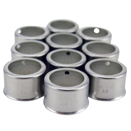 Apollo 3/4 in. Stainless Steel PEX Crimp Sleeve (10-Pack), 10PK PXSS3410PK